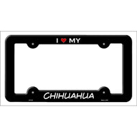 Chihuahua Novelty Metal License Plate Frame LPF-201