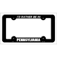 Be In Pennsylvania Novelty Metal License Plate Frame LPF-365