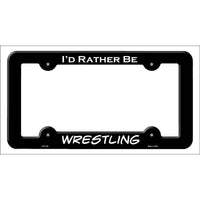Wrestling Novelty Metal License Plate Frame LPF-125
