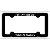 Wrestling Novelty Metal License Plate Frame LPF-125