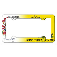 Illinois|Dont Tread Novelty Metal License Plate Frame LPF-391