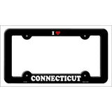 Love Connecticut Novelty Metal License Plate Frame LPF-284