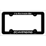 Scavenging Novelty Metal License Plate Frame LPF-160