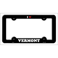 Love Vermont Novelty Metal License Plate Frame LPF-322