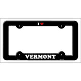 Love Vermont Novelty Metal License Plate Frame LPF-322