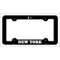 Love New York Novelty Metal License Plate Frame LPF-309