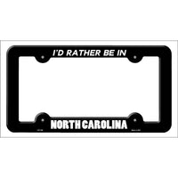 Be In North Carolina Novelty Metal License Plate Frame LPF-360