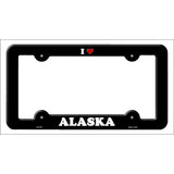 Love Alaska Novelty Metal License Plate Frame LPF-279