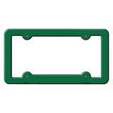 Green Solid Novelty Metal License Plate Frame LPF-004