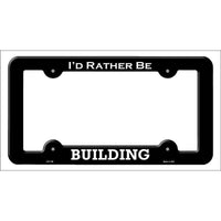 Building Novelty Metal License Plate Frame LPF-188