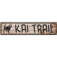 Kai Trail Novelty Metal Small Street Sign K-065