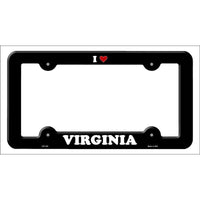 Love Virginia Novelty Metal License Plate Frame LPF-323