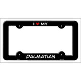 Dalmatian Novelty Metal License Plate Frame LPF-203