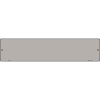 Gray Solid Blank Small Street Sign K-028