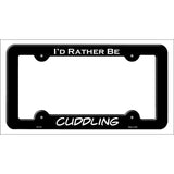 Cuddling Novelty Metal License Plate Frame LPF-121