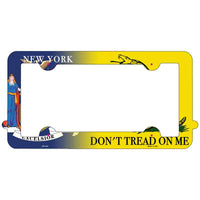 New York|Dont Tread Novelty Metal License Plate Frame LPF-410