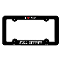 Bull Terrier Novelty Metal License Plate Frame LPF-199