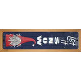 Let It Snow Gnome Novelty Wood Mounted Small Metal Street Sign WB-K-1703