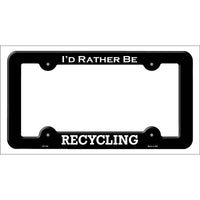 Recycling Novelty Metal License Plate Frame LPF-182