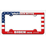 Biden 2020 Novelty Metal Molded License Plate Frame LPF-034