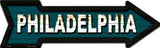 Eagles Colors Philadelphia Metal Novelty Arrow Sign