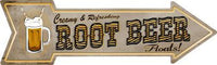 Root Beer Metal Novelty Arrow Sign