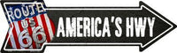 Americas Highway Metal Novelty Arrow Sign