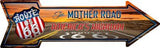 Route 66 Mother Road Sunset Metal Novelty Arrow Sign