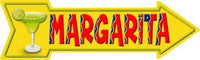 Margarita Metal Novelty Arrow Sign