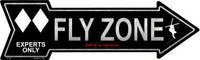 Fly Zone Metal Novelty Arrow Sign
