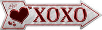 XOXO Love Metal Novelty Seasonal Arrow Sign