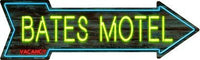Bates Motel Metal Novelty Arrow Sign