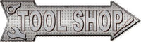 Tool Shop Metal Novelty Arrow Sign
