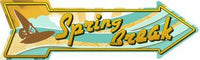 Spring Break Metal Novelty Seasonal Arrow Sign
