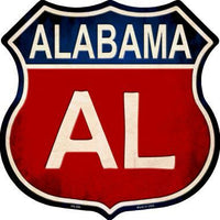 Alabama Metal Novelty Highway Shield