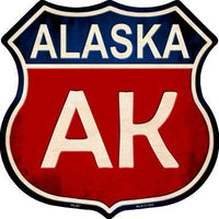 Alaska Metal Novelty Highway Shield