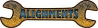 Alignments Novelty Metal Wrench Sign