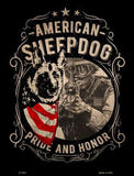 American Sheepdog Metal Novelty Parking Sign