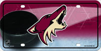 Arizona Coyotes NHL Jersey Logo Metal Novelty License Plate
