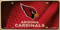 Arizona Cardinals Helmet Logo Novelty Metal License Plate