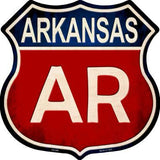 Arkansas Metal Novelty Highway Shield
