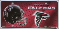 Atlanta Falcons Helmet Logo Novelty Metal License Plate