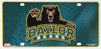 Baylor Bears Deluxe Helmet Logo Novelty Metal License Plate