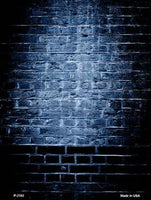 Blue Brick Wall Metal Novelty Parking Sign
