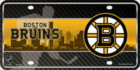 Boston Bruins NHL Jersey Logo Metal Novelty License Plate