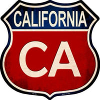 California Metal Novelty Highway Shield