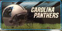 Carolina Panthers Helmet Logo Novelty Metal License Plate