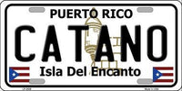 Catano Puerto Rico State Background Metal Novelty License Plate