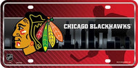Chicago Blackhawks NHL Jersey Logo Metal Novelty License Plate