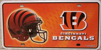 Cincinatti Bengals Helmet Logo Novelty Metal License Plate